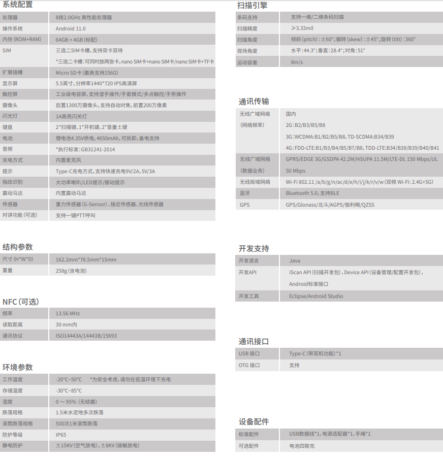 iData T3具体参数